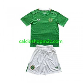 Irlanda Bambino Maglia Prima 2024 Manica Corta (+ Pantaloncini)